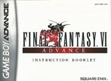 Final Fantasy VI Advance -- Manual Only (Game Boy Advance)